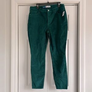 Hunter green Old Navy corduroy pants
